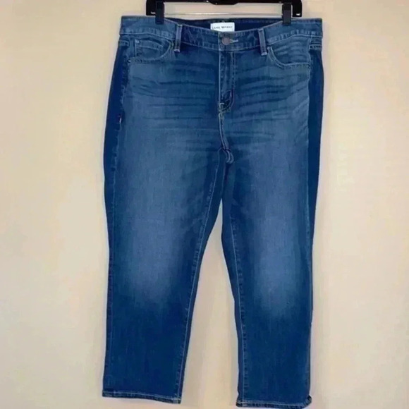 Lane Bryant Denim - Lane Bryant Medium Blue Wash Cropped Denim Jeans Size 14